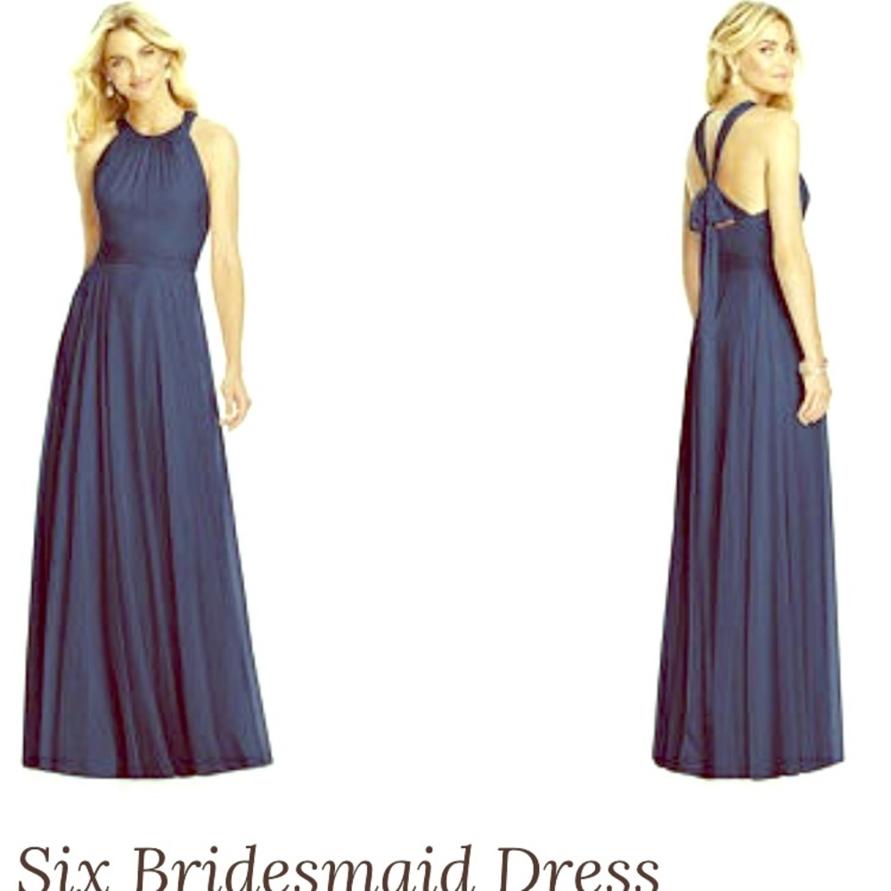 Bella Bridesmaid Dress Style 6760 Midnight Blue 8